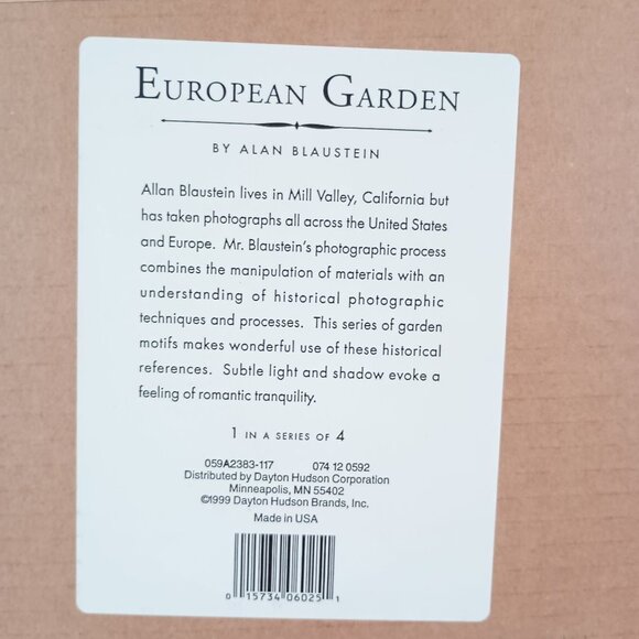 Alan Blaustein Le Jardin Florentine Provence France Framed Art Print 18x18 - Picture 6 of 9